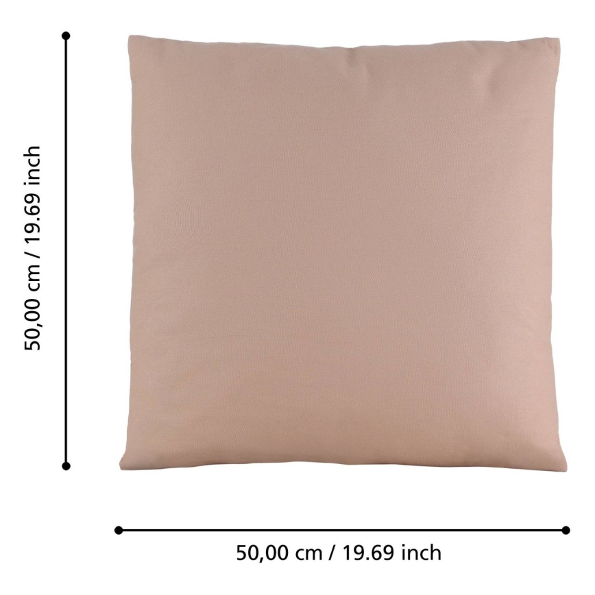 Eglo 420035 - Cuscino decorativo ILES 50x50 cm rosa
