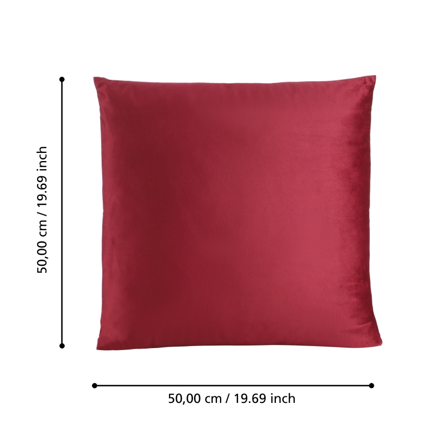 Eglo 420041 - Cuscino decorativo ILES 50x50 cm rosso