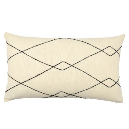 Eglo 420042 - Cuscino decorativo CHEVERY 35x60 cm beige/nero