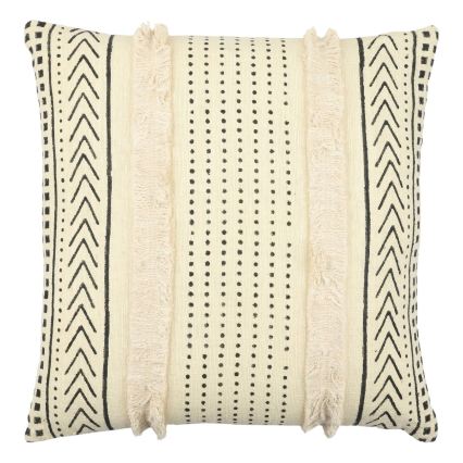 Eglo 420046 - Cuscino decorativo CHEVERY 50x50 cm beige/nero