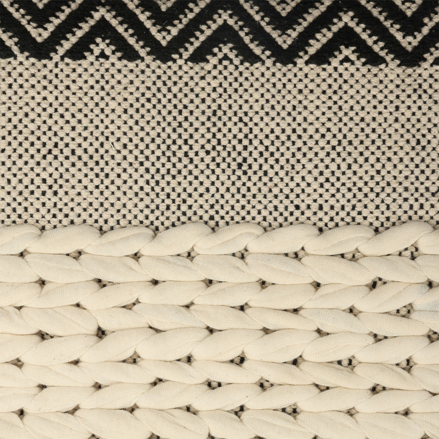 Eglo 420049 - Cuscino decorativo CHEVERY 50x50 cm crema/nero