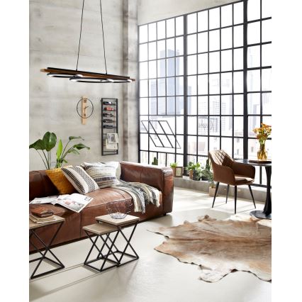 Eglo 420052 - Cuscino decorativo CHEVERY 50x50 cm crema/nero