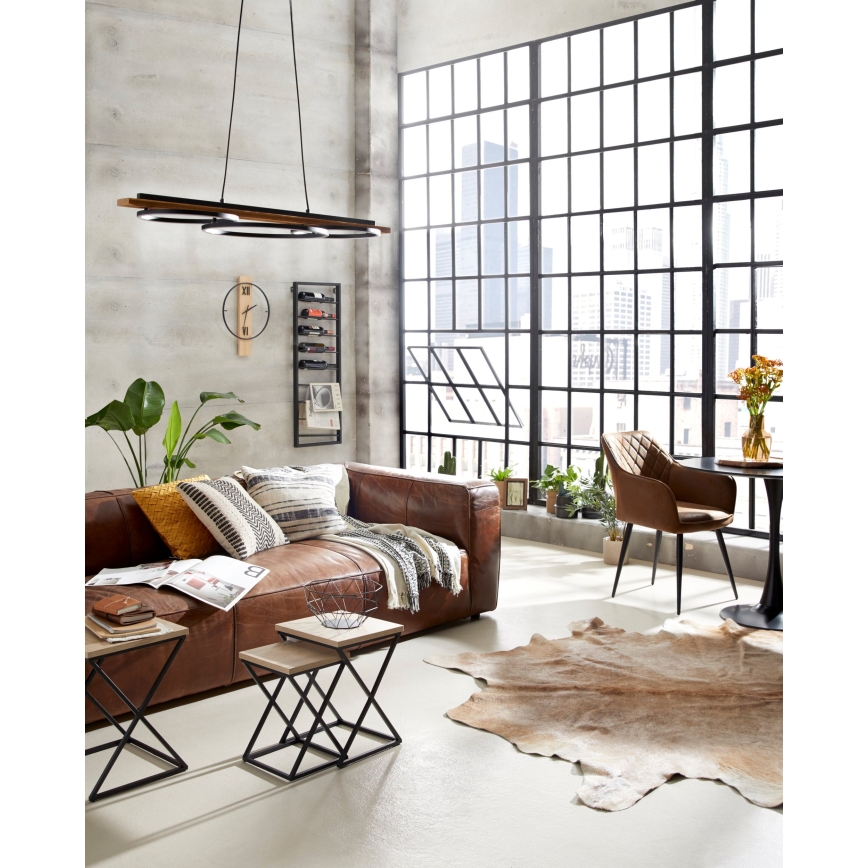 Eglo 420052 - Cuscino decorativo CHEVERY 50x50 cm crema/nero