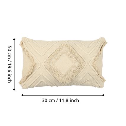 Eglo 420057 - Cuscino decorativo CHEVERY 30x50 cm beige