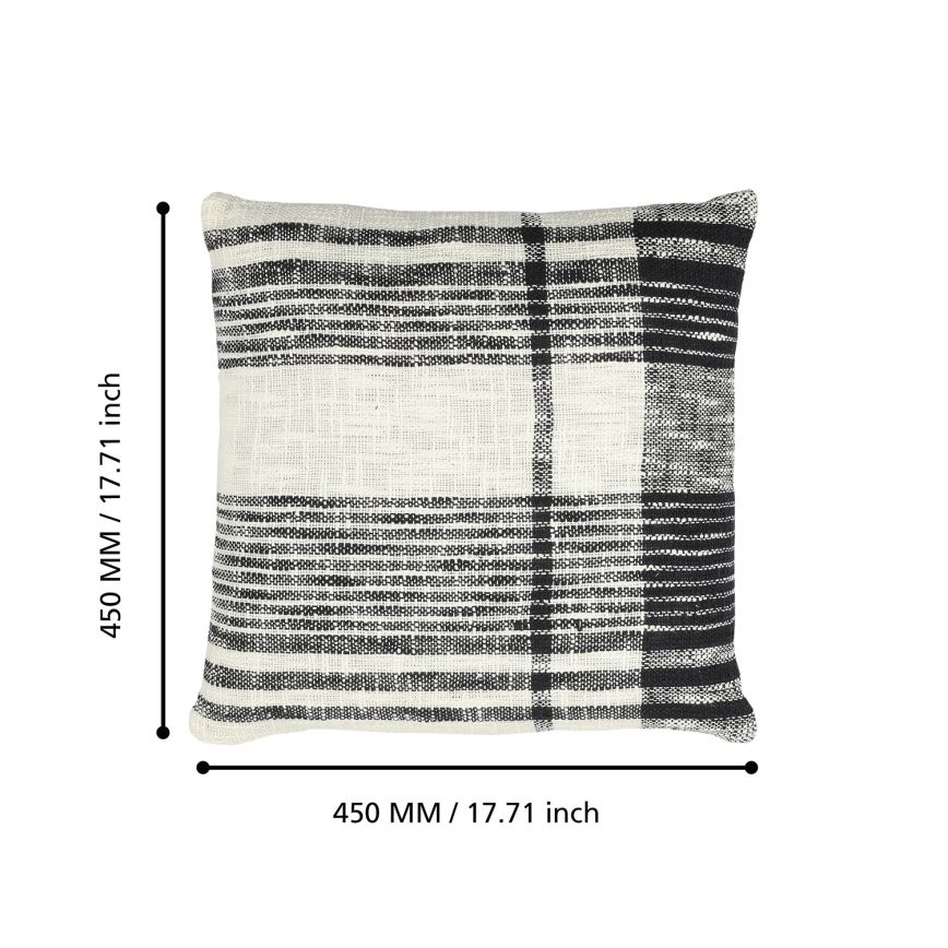 Eglo 420061 - Cuscino decorativo CHEVERY 45x45 cm crema/nero