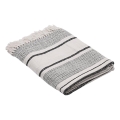 Eglo 420064 - Copriletto LONGLAC 170x130 cm bianco/nero