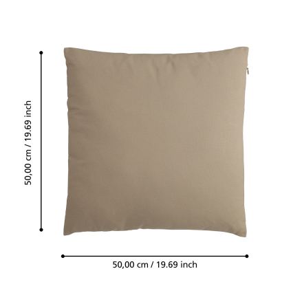 Eglo 420081 - Cuscino decorativo ILES 50x50 cm marrone