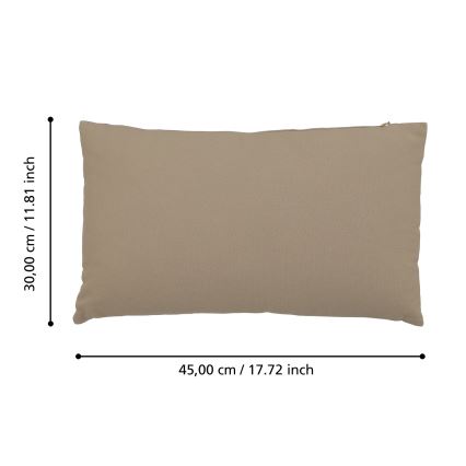 Eglo 420082 - Cuscino decorativo ILES 30x45 cm marrone