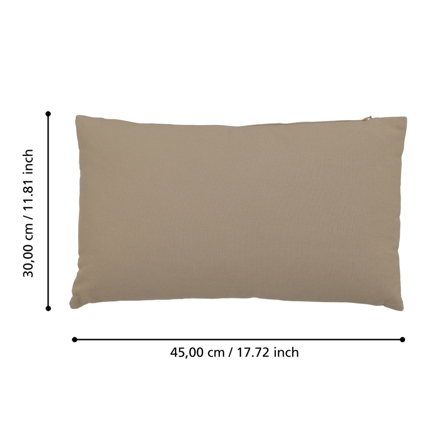 Eglo 420082 - Cuscino decorativo ILES 30x45 cm marrone