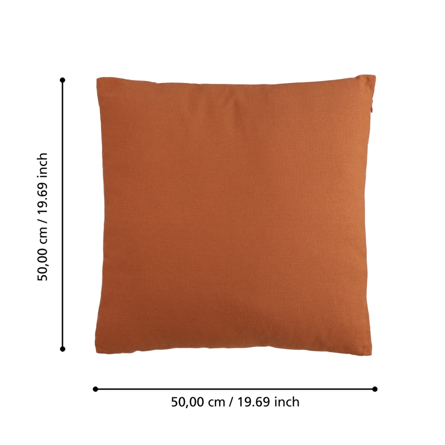 Eglo 420085 - Cuscino decorativo ILES 50x50 cm arancione