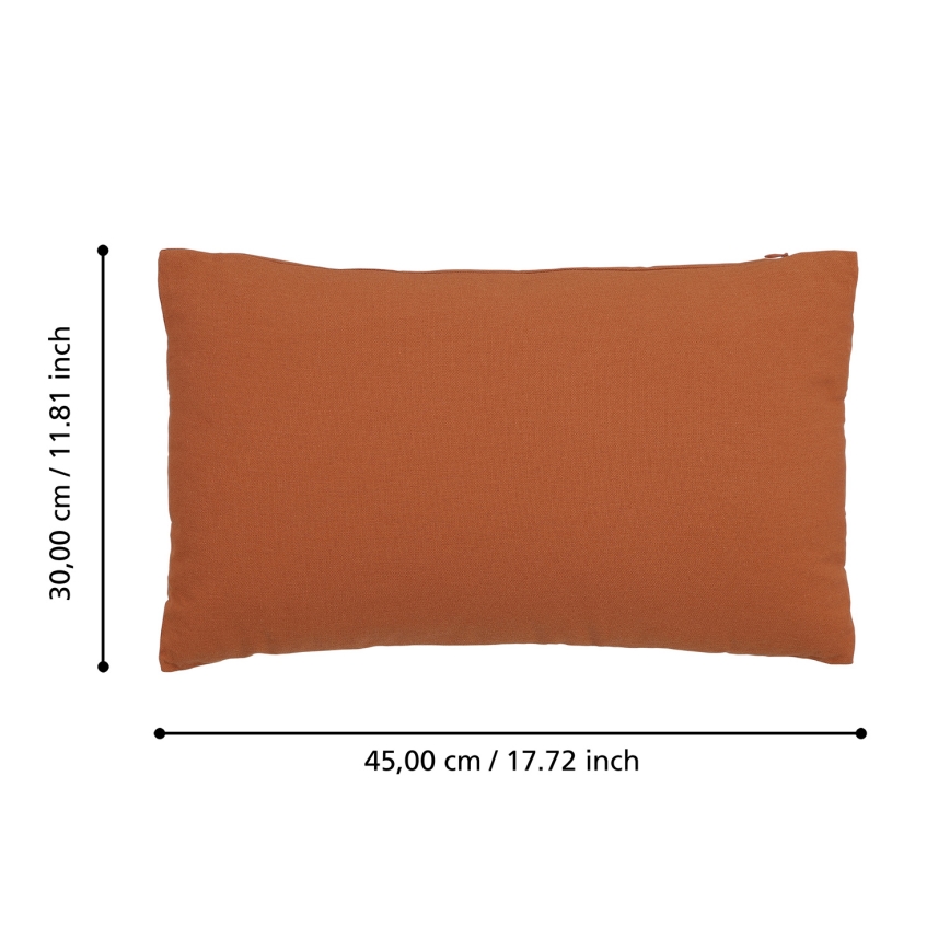Eglo 420086 - Cuscino decorativo ILES 30x45 cm arancione