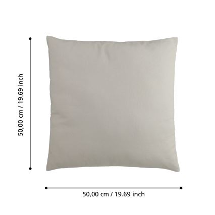 Eglo 420091 - Cuscino decorativo ILES 50x50 cm grigio