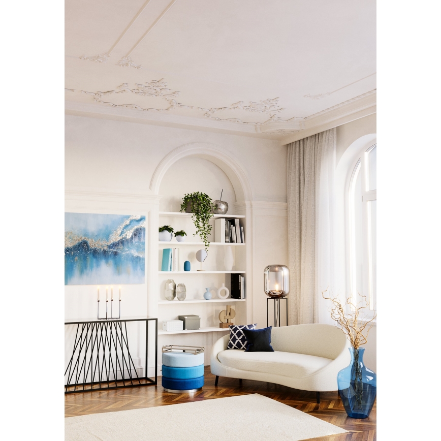 Eglo 420096 - Cuscino decorativo BERHALA 45x45 cm blu/bianco