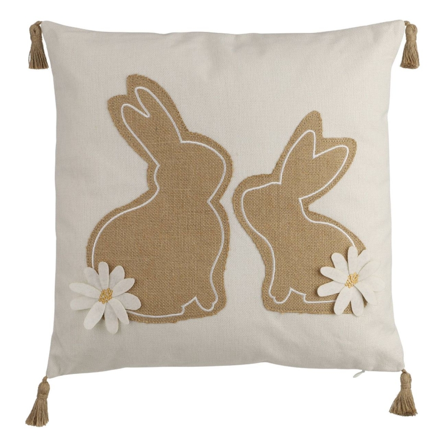 Eglo 420097 - Cuscino decorativo CHEVERY 45x45 cm beige/marrone