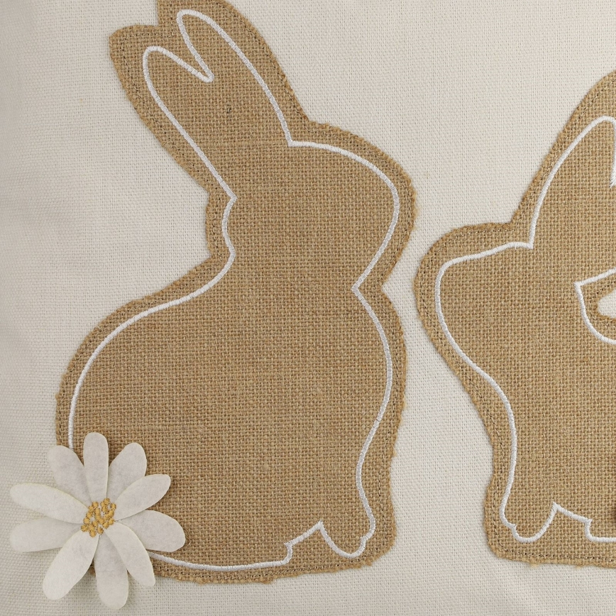 Eglo 420097 - Cuscino decorativo CHEVERY 45x45 cm beige/marrone