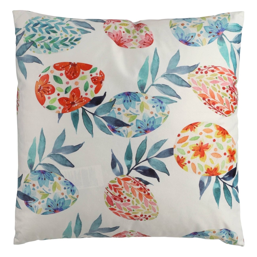 Eglo 420101 - Cuscino decorativo GEBENG 45x45 cm blu/rosso