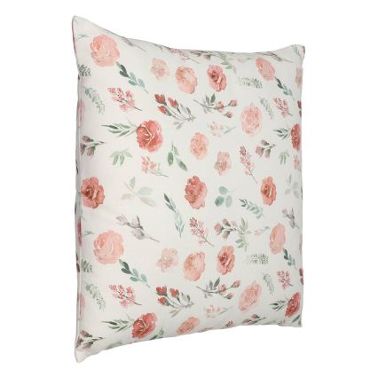 Eglo 420102 - Cuscino decorativo GEBENG 45x45 cm bianco/rosa