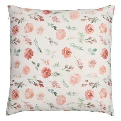 Eglo 420102 - Cuscino decorativo GEBENG 45x45 cm bianco/rosa