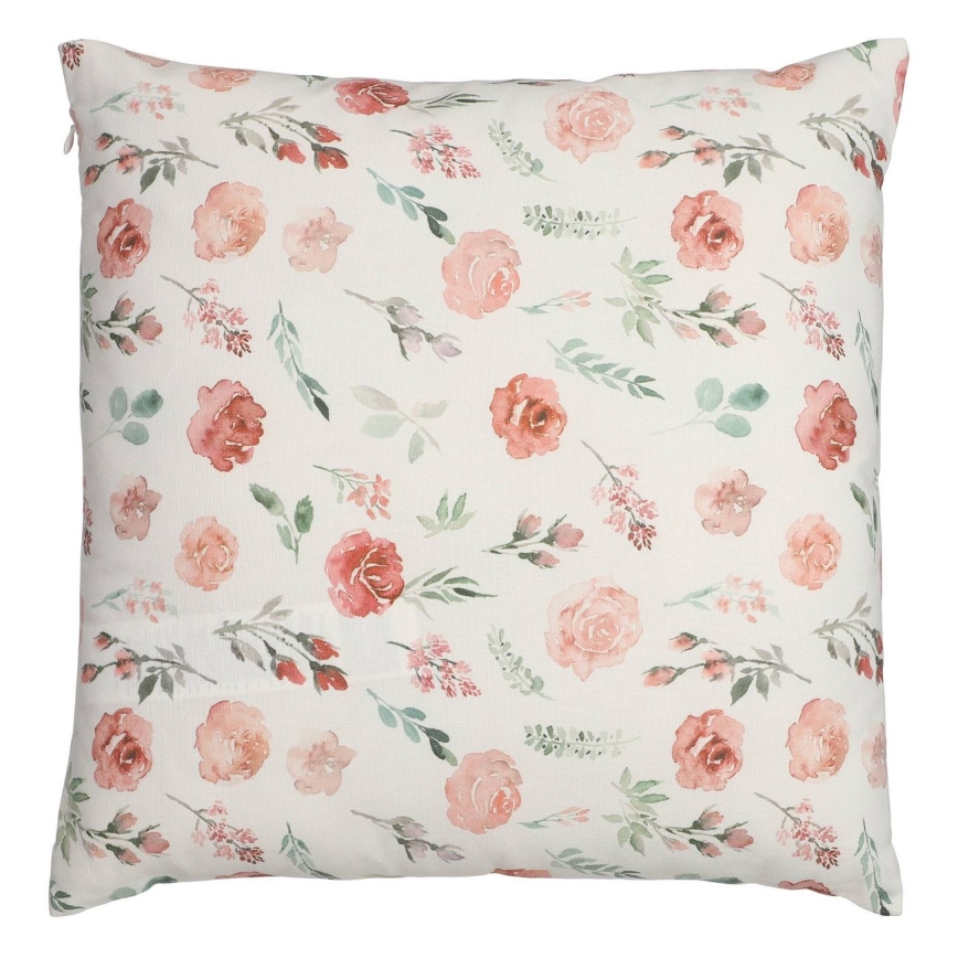 Eglo 420102 - Cuscino decorativo GEBENG 45x45 cm bianco/rosa