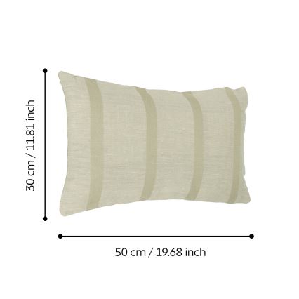 Eglo 420111 - Cuscino decorativo BETAMPONA 30x50 cm beige