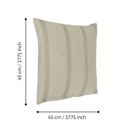 Eglo 420112 - Cuscino decorativo BETAMPONA 45x45 cm beige