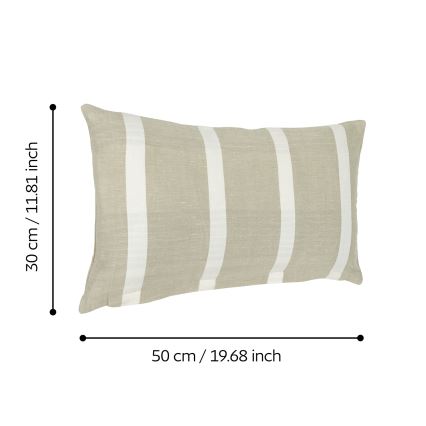 Eglo 420113 - Cuscino decorativo BETAMPONA 30x50 cm beige
