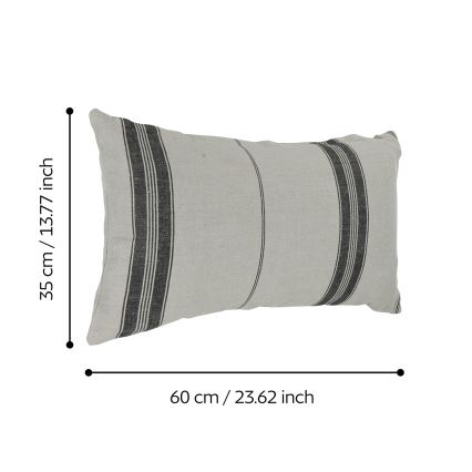Eglo 420115 - Cuscino decorativo BETAMPONA 35x60 cm grigio