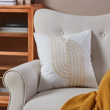 Eglo 420241 - Cuscino decorativo BERHALA 45x45 cm bianco/beige