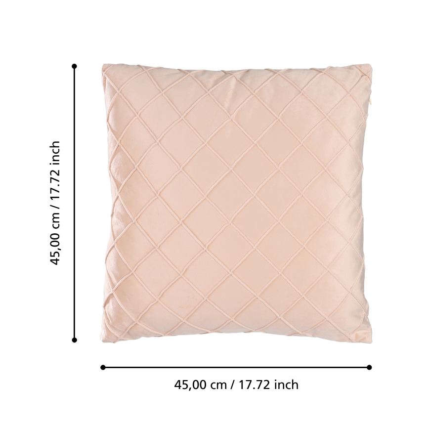 Eglo 420253 - Cuscino decorativo SHOURA 45x45 cm rosa