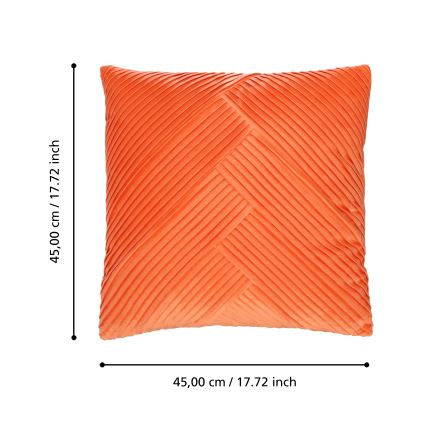 Eglo 420264 - Cuscino decorativo SHOURA 45x45 cm arancione