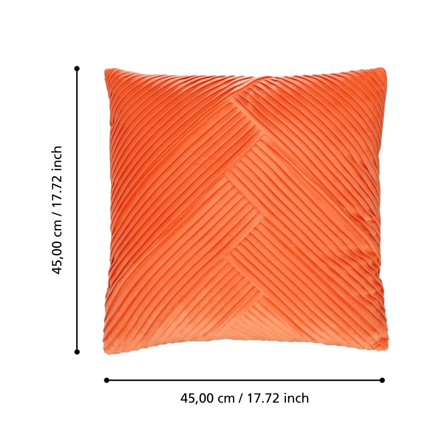 Eglo 420264 - Cuscino decorativo SHOURA 45x45 cm arancione