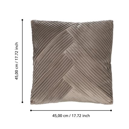 Eglo 420266 - Cuscino decorativo SHOURA 45x45 cm, marrone