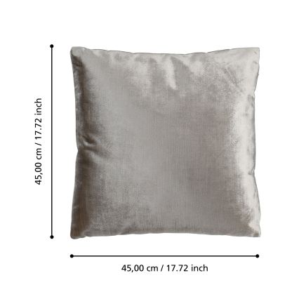 Eglo 420267 - Cuscino decorativo SINGU 45x45 cm grigio