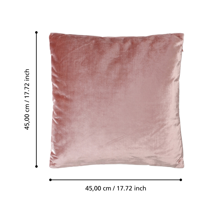 Eglo 420269 - Cuscino decorativo SINGU 45 x 45 cm, rosa