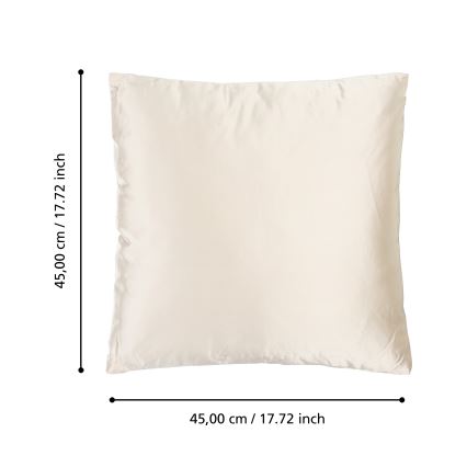 Eglo 420272 - Cuscino decorativo KYONAN 45x45 cm color crema