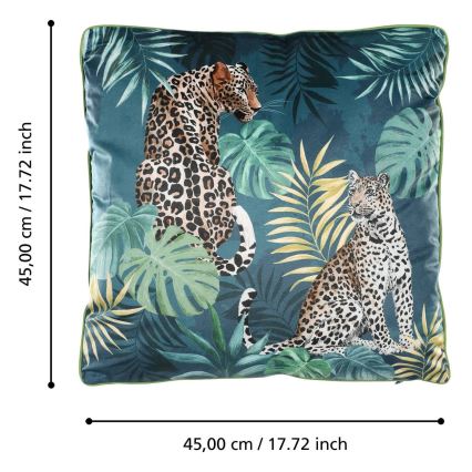 Eglo - Cuscino decorativo 45x45 cm verde