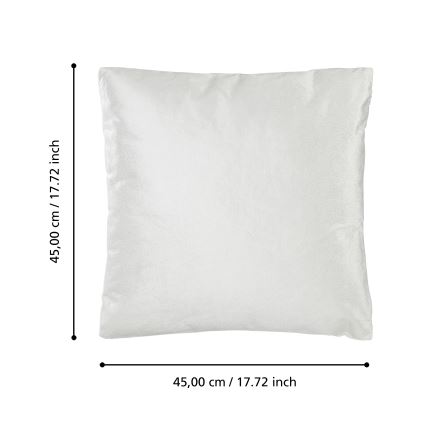 Eglo 420286 - Cuscino decorativo SINGU 45x45 cm bianco