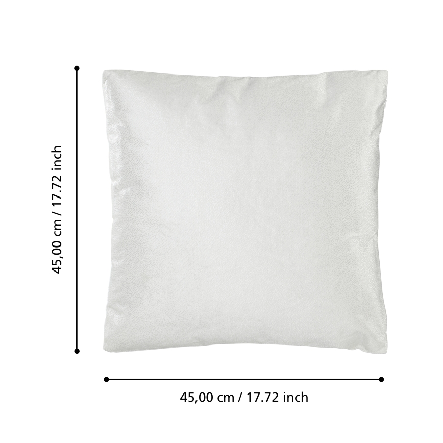 Eglo 420286 - Cuscino decorativo SINGU 45x45 cm bianco