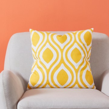 Eglo 420293 - Cuscino decorativo CHEVERY 45x45 cm giallo