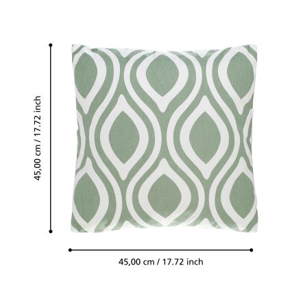 Eglo 420294 - Cuscino decorativo CHEVERY 45x45 cm verde