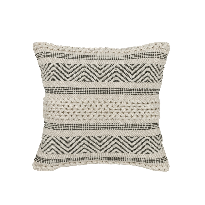 Eglo 420304 - Cuscino decorativo MELUT 45 x 45 cm crema/nero