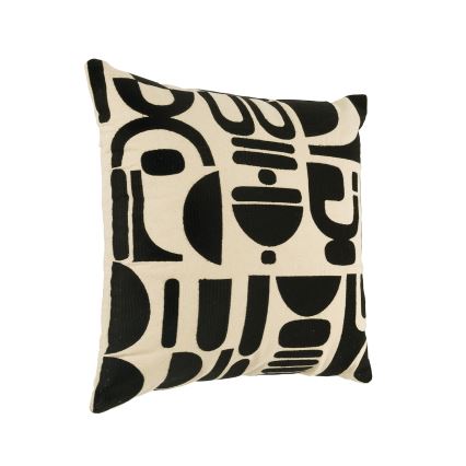 Eglo 420307 - Cuscino decorativo CHEVERY 45x45 cm crema/nero