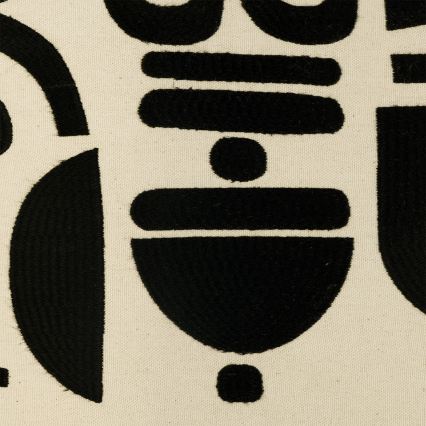 Eglo 420307 - Cuscino decorativo CHEVERY 45x45 cm crema/nero