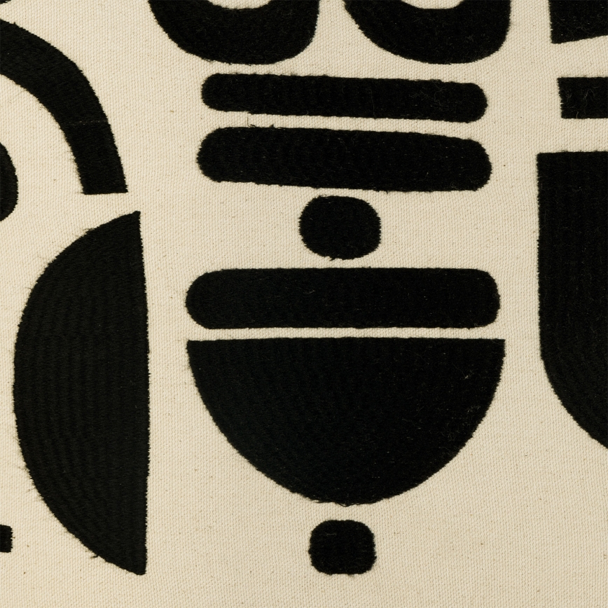 Eglo 420307 - Cuscino decorativo CHEVERY 45x45 cm crema/nero