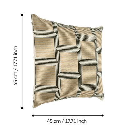Eglo 420308 - Cuscino d'arredo CHEVERY 45x45 cm marrone