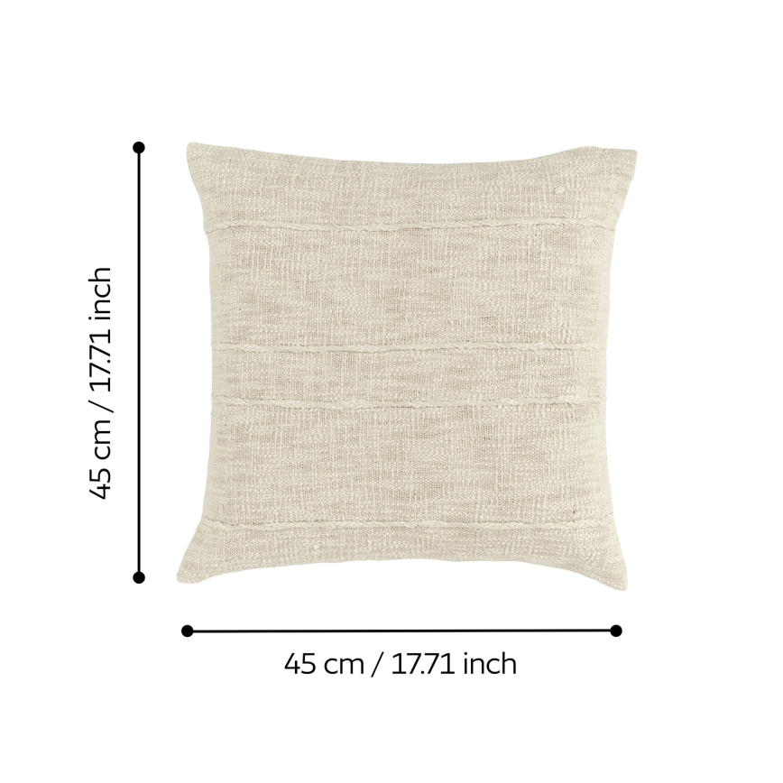 Eglo 420335 - Cuscino decorativo SHILABO 45x45 cm beige