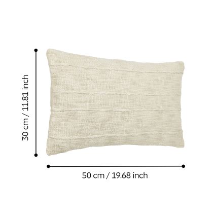 Eglo 420336 - Cuscino decorativo SHILABO 50x30 cm beige