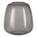 Eglo 421081 - Vaso in vetro DELNITE 24,5x23 cm nero/fumé