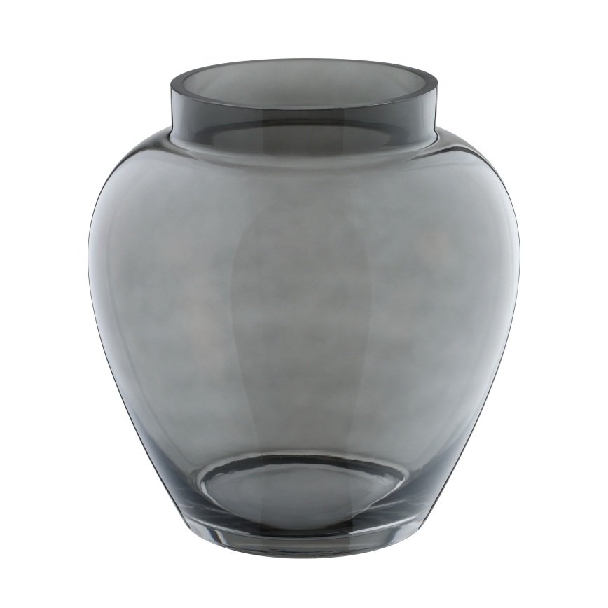 Eglo 421211 - Vaso in vetro ASINDRO 23,5x22 cm nero/fumé