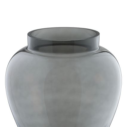 Eglo 421211 - Vaso in vetro ASINDRO 23,5x22 cm nero/fumé